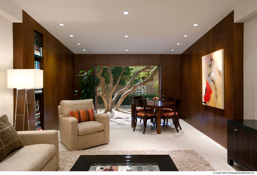 Modern Living Room Design Photo by Fitzsimmons Architects